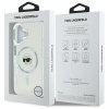 Karl Lagerfeld KLHMP16SHLSKIH iPhone16 6.1 biały/white hardcase IML Metal Karl Head MagSafe